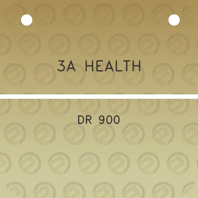 3a-health-dr-900