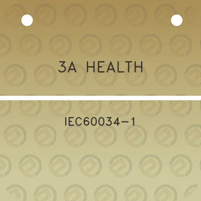 3a-health-iec60034-1