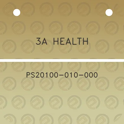 3a-health-ps20100-010-000