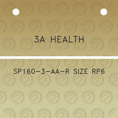 3a-health-sp160-3-aa-r-size-rp6