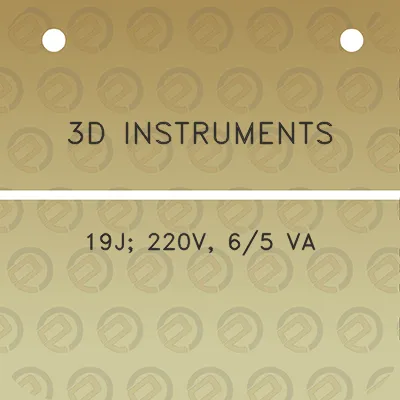 3d-instruments-19j-220v-65-va