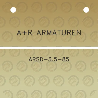 ar-armaturen-arsd-35-85