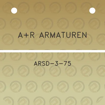 ar-armaturen-arsd-3-75