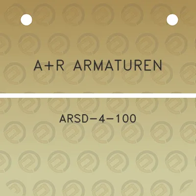 ar-armaturen-arsd-4-100