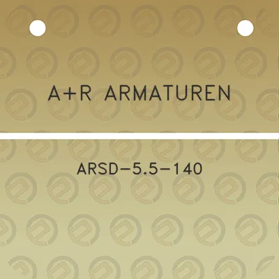 ar-armaturen-arsd-55-140