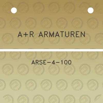 ar-armaturen-arse-4-100