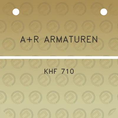 ar-armaturen-khf-710