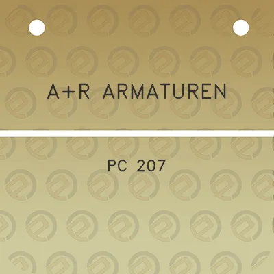 ar-armaturen-pc-207