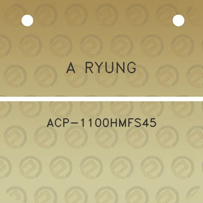 a-ryung-acp-1100hmfs45