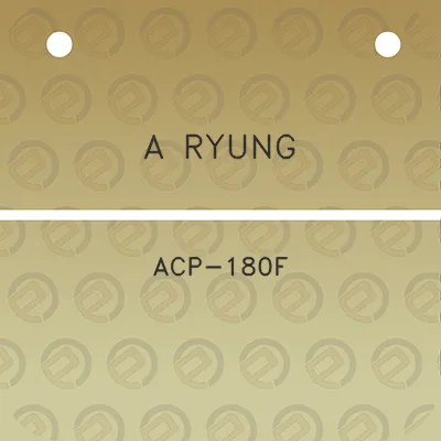 a-ryung-acp-180f