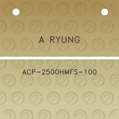 a-ryung-acp-2500hmfs-100