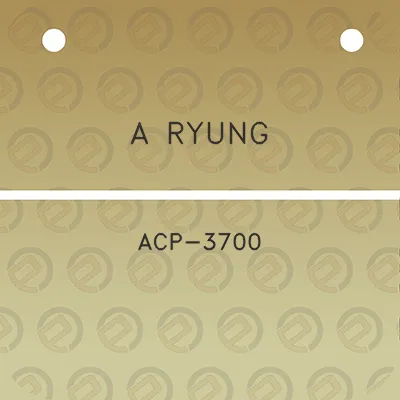 a-ryung-acp-3700