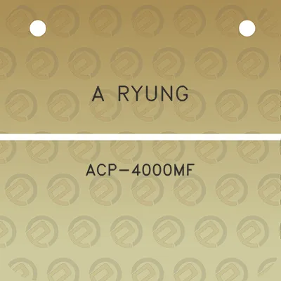 a-ryung-acp-4000mf