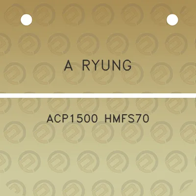 a-ryung-acp1500-hmfs70