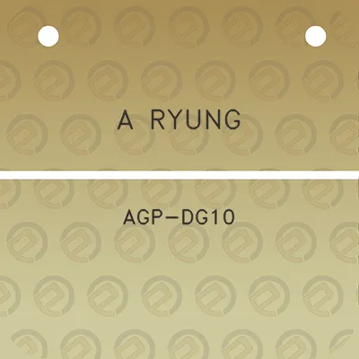 a-ryung-agp-dg10