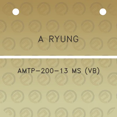 a-ryung-amtp-200-13-ms-vb