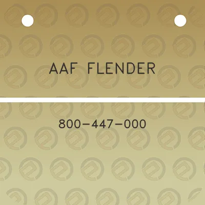 aaf-flender-800-447-000
