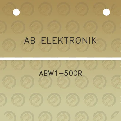 ab-elektronik-abw1-500r