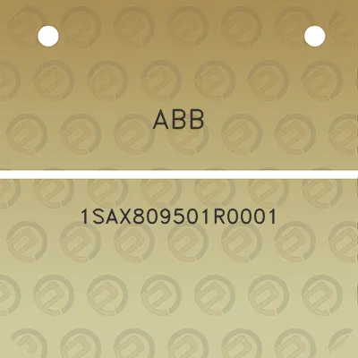 abb-1sax809501r0001