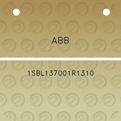 abb-1sbl137001r1310