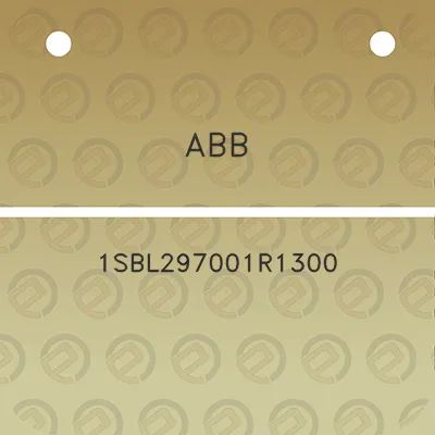 abb-1sbl297001r1300