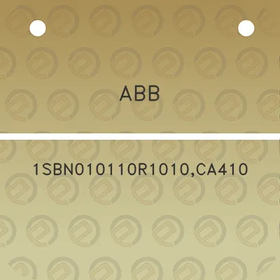 abb-1sbn010110r1010ca410