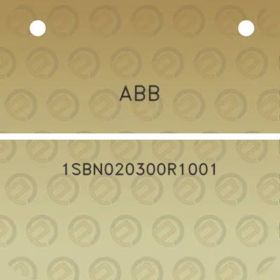 abb-1sbn020300r1001