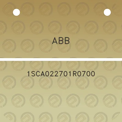 abb-1sca022701r0700