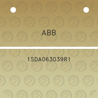 abb-1sda063039r1