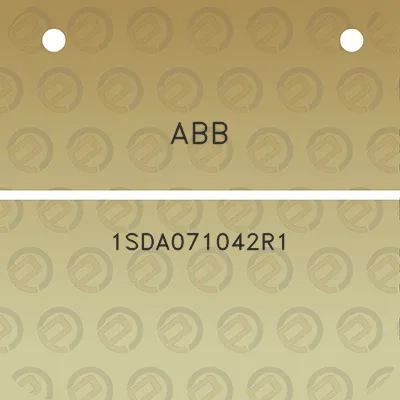 abb-1sda071042r1