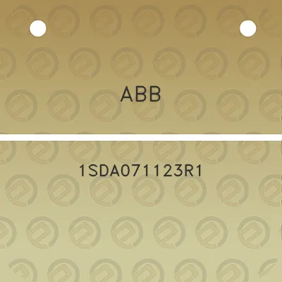 abb-1sda071123r1