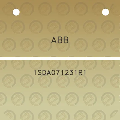 abb-1sda071231r1