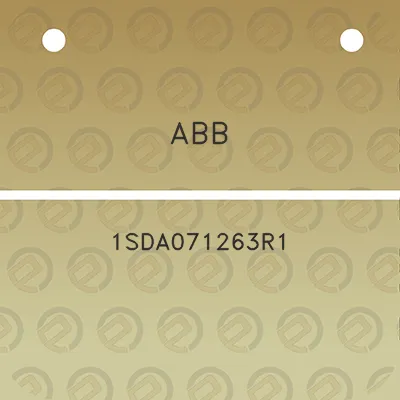 abb-1sda071263r1