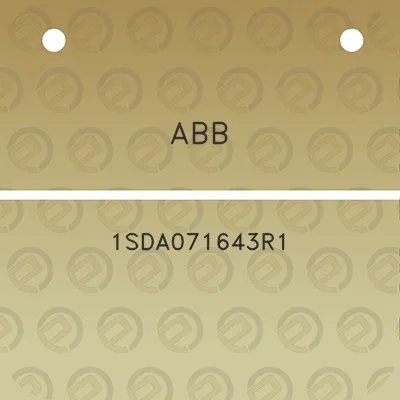 abb-1sda071643r1