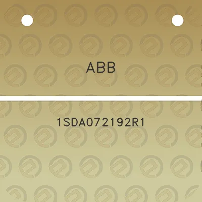 abb-1sda072192r1