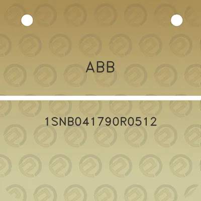 abb-1snb041790r0512