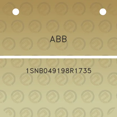 abb-1snb049198r1735