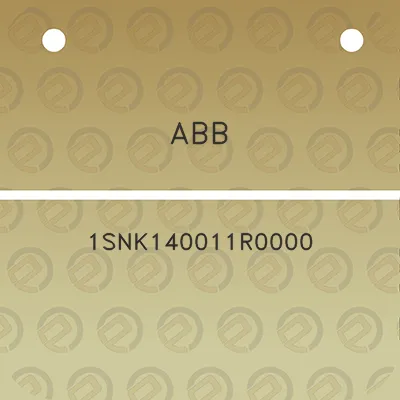 abb-1snk140011r0000