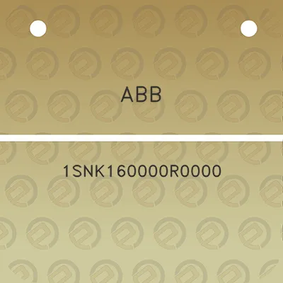 abb-1snk160000r0000