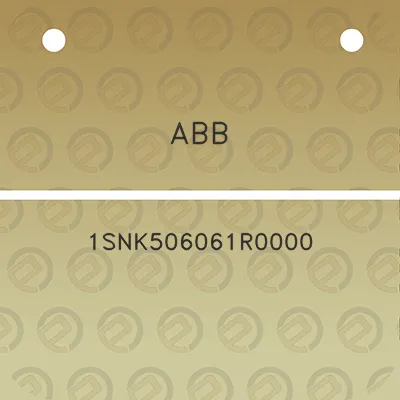 abb-1snk506061r0000