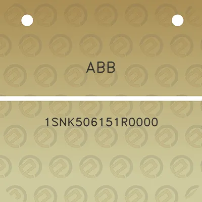 abb-1snk506151r0000