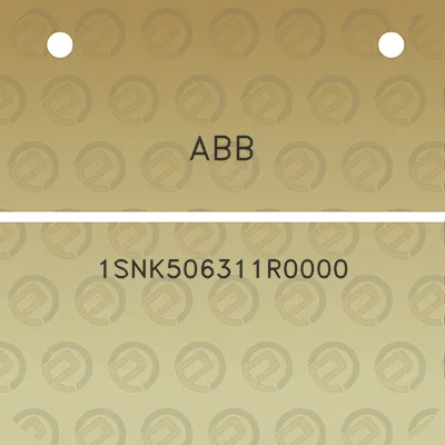 abb-1snk506311r0000