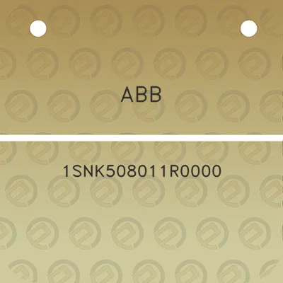 abb-1snk508011r0000