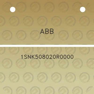 abb-1snk508020r0000