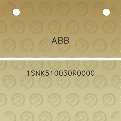 abb-1snk510030r0000