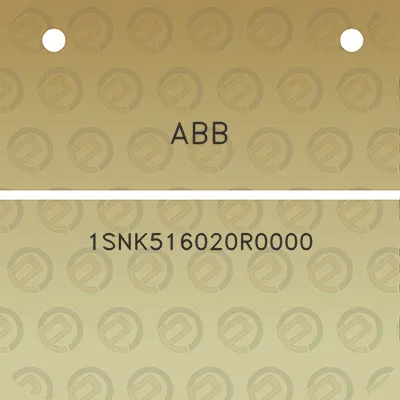 abb-1snk516020r0000