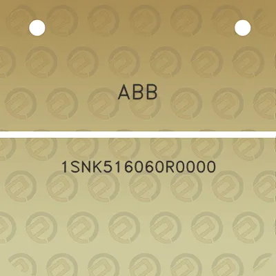 abb-1snk516060r0000