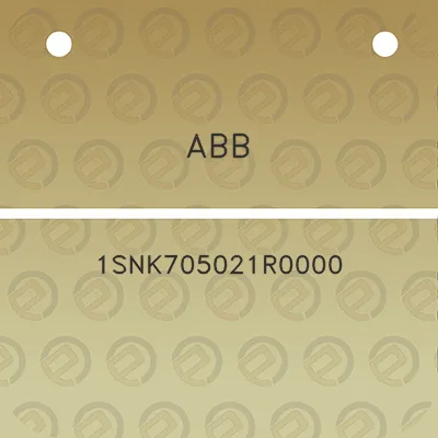 abb-1snk705021r0000