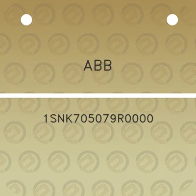 abb-1snk705079r0000