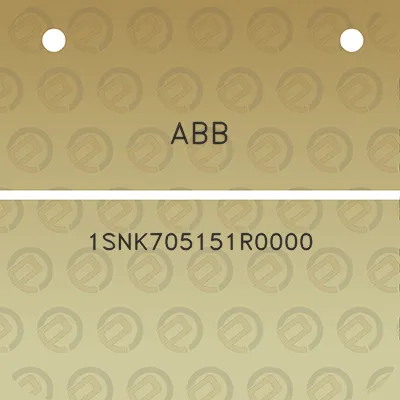 abb-1snk705151r0000